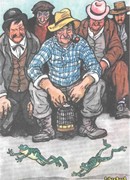 Знаменитая скачущая лягушка из Калавераса