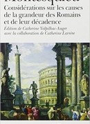 Размышления о причинах величия и падения римлян