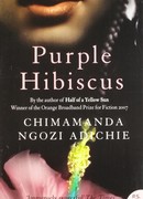 Лиловый цветок гибискуса