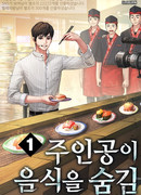 Главный герой прячет еду