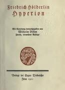Гиперион или отшельник в Греции