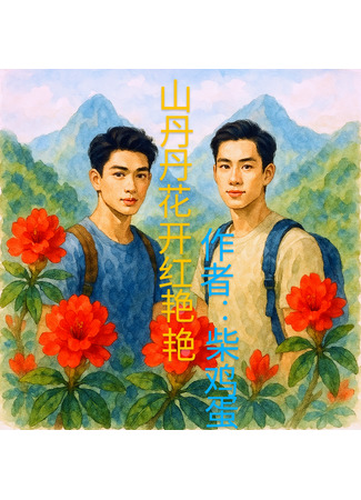 книга Красные цветы рододендрона в полном цвету (Red Mountain Flowers: 山丹丹花开红艳艳) 21.07.25